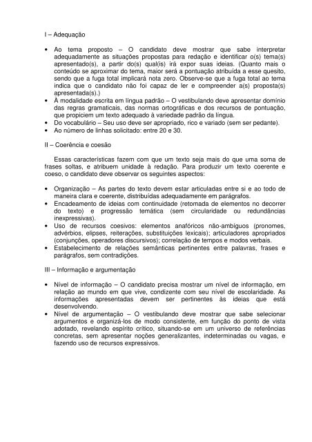 Programa das Disciplinas [PDF] - Vestibular UFSC/2010