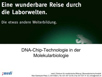 DNA-Chiptechnologie in der Molekularbiologie