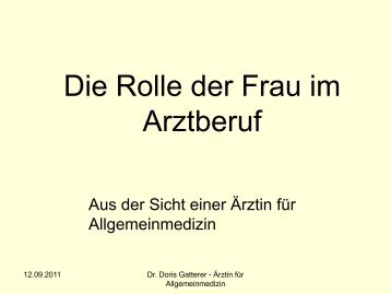 Referat von Dr.in Gatterer - Ordinemedici.bz.it