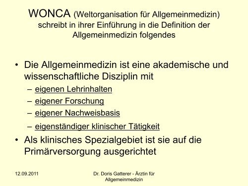 Referat von Dr.in Gatterer - Ordinemedici.bz.it