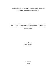 HEALTH AND SAFETY CONSIDERATIONS IN PRINTING