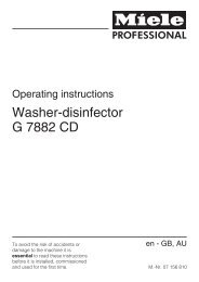Washer-disinfector G 7882 CD