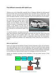 Fuel efficient commute with hybrid cars - Energy Efficiency