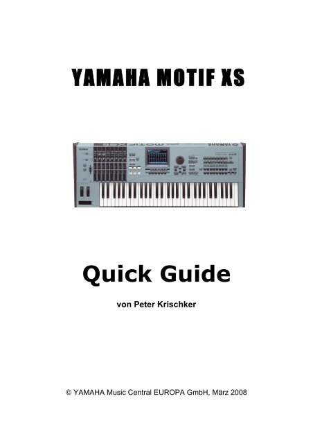 Quick Guide von Peter Krischker - XChange