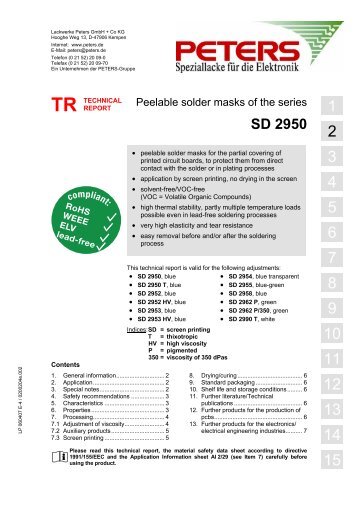 peters sd2955 - Multi Circuit Boards Ltd.