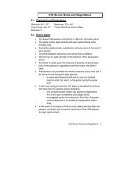 U10 Novice Rules and Regulations - Ontario Basketball