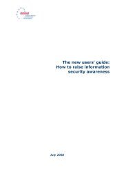 The new users' guide: How to raise information security awareness