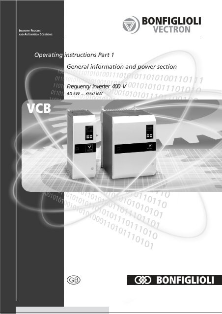 Operating Instructions Part 1 VCB - opis.cz