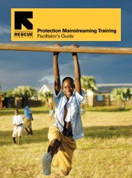 Protection Mainstreaming Training Facilitator's Guide, 2013 - Global ...