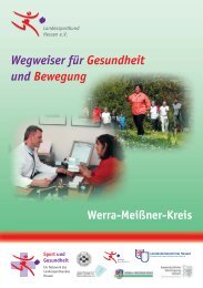 Wegweiser für Gesundheit und Bewegung Werra-Meißner-Kreis