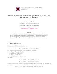Some Remarks On the Equation Fn = kF Fibonacci Numbers