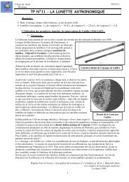 TP NÂ°11 : LA LUNETTE ASTRONOMIQUE - Physagreg