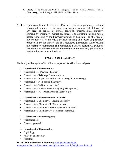 Download Pharmacy Curriculum Draft (NCRC); 2011