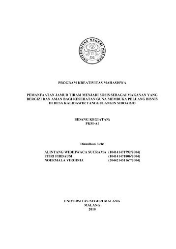 PDF: PKM-AI-10-UM-Alintang-Pemanfaatan Jamur Tiram