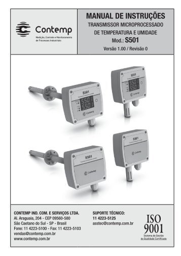 Manual de InstruÃ§Ãµes S501.indd - Contemp