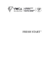 YWCA Fresh Start start 3:Layout 1 - YWCA Canada