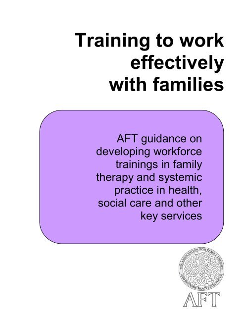 guidance on developing workforce training - AFT
