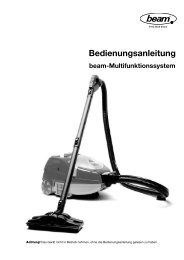 Bedienungsanleitung Multi (PDF ca. 1 MB) - beam Dampfsauger