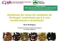 Azeitonas de mesa do nordeste de Portugal: contributo para ... - icaam