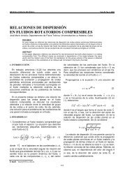 relaciones de dispersiÃ³n en fluidos rotatorios compresibles