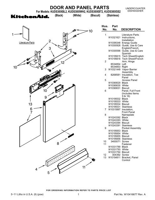 DOOR AND PANEL PARTS