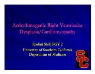 Arrhythmogenic Right Ventricular Dysplasia/Cardiomyopathy