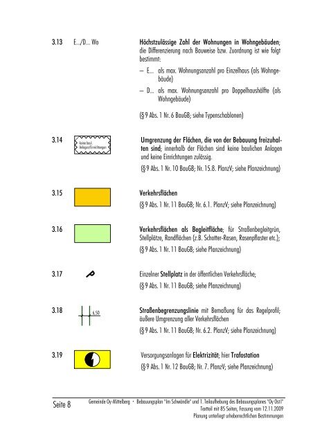 Teilaufhebung des Bebauungsplanes - Oy-Mittelberg