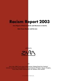 Racism Report 2003 - Zara