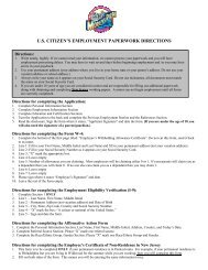 Directions for W-4 - Morey's Piers