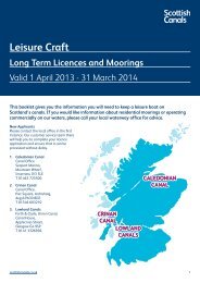 Leisure Craft - Scottish Canals