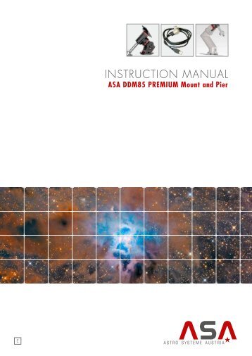 InstructIon Manual - Astro Systeme Austria