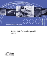 A-dec 500Â® Behandlungsstuhl