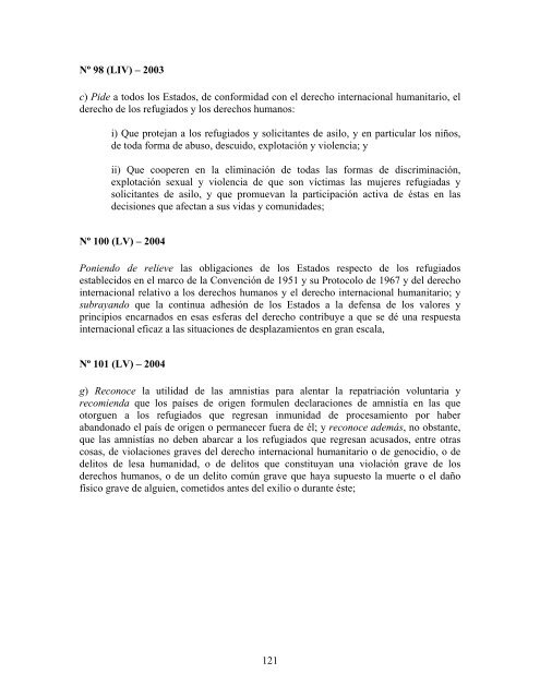 compilaciÃ³n temÃ¡tica de las conclusiones del comitÃ© ... - Acnur