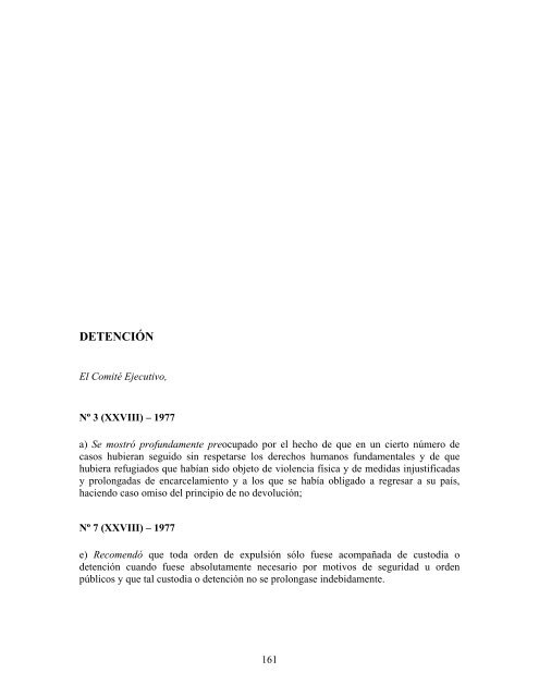 compilaciÃ³n temÃ¡tica de las conclusiones del comitÃ© ... - Acnur