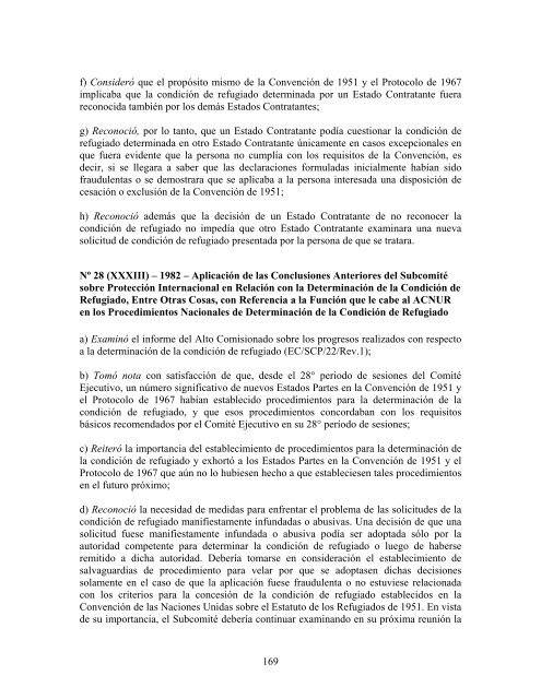 compilaciÃ³n temÃ¡tica de las conclusiones del comitÃ© ... - Acnur