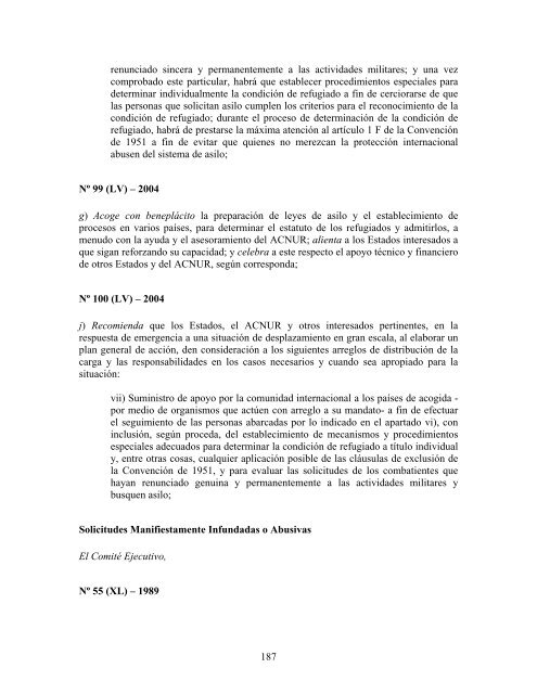 compilaciÃ³n temÃ¡tica de las conclusiones del comitÃ© ... - Acnur