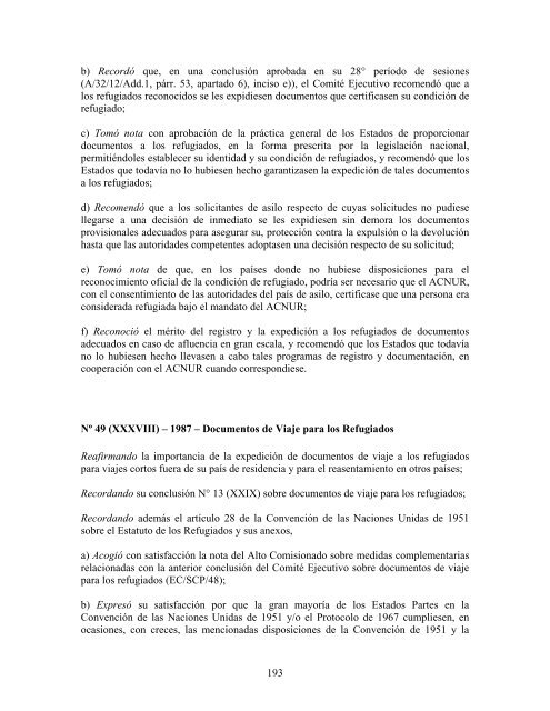 compilaciÃ³n temÃ¡tica de las conclusiones del comitÃ© ... - Acnur