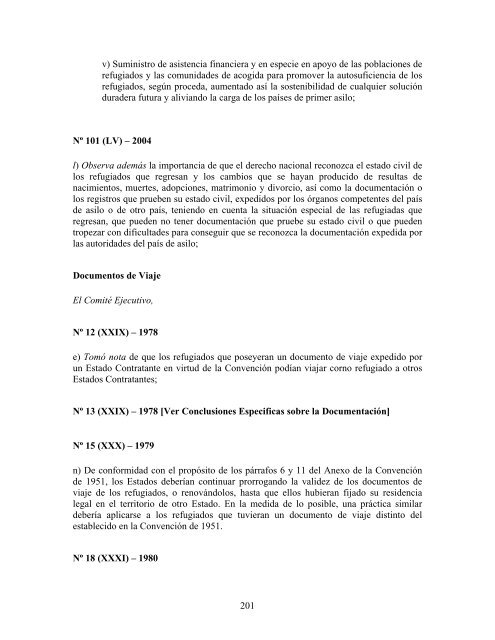 compilaciÃ³n temÃ¡tica de las conclusiones del comitÃ© ... - Acnur