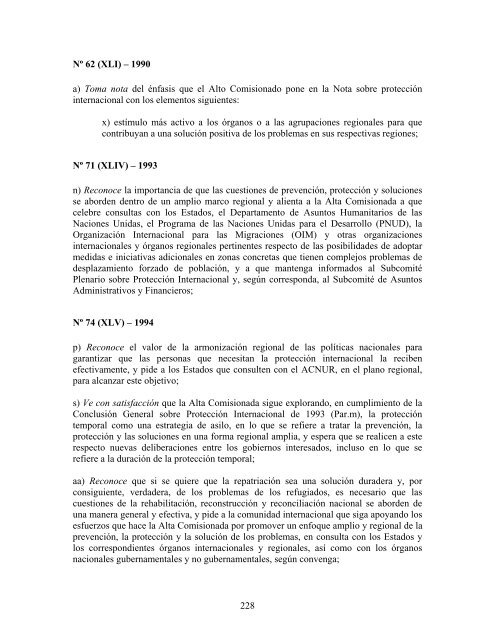 compilaciÃ³n temÃ¡tica de las conclusiones del comitÃ© ... - Acnur