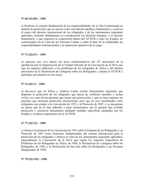 compilaciÃ³n temÃ¡tica de las conclusiones del comitÃ© ... - Acnur