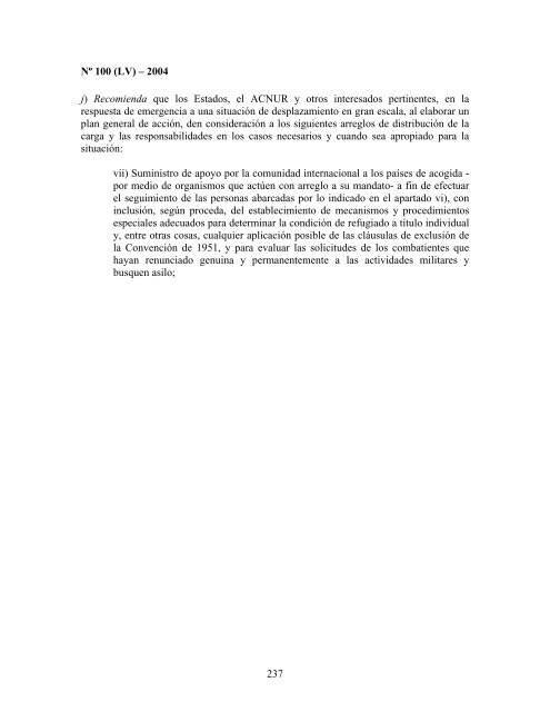 compilaciÃ³n temÃ¡tica de las conclusiones del comitÃ© ... - Acnur