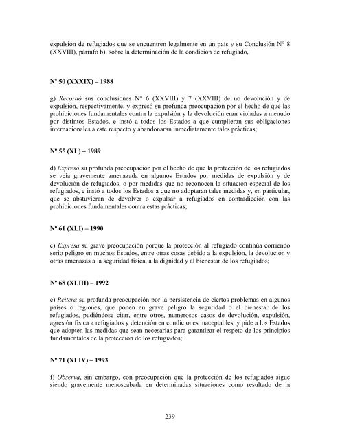 compilaciÃ³n temÃ¡tica de las conclusiones del comitÃ© ... - Acnur