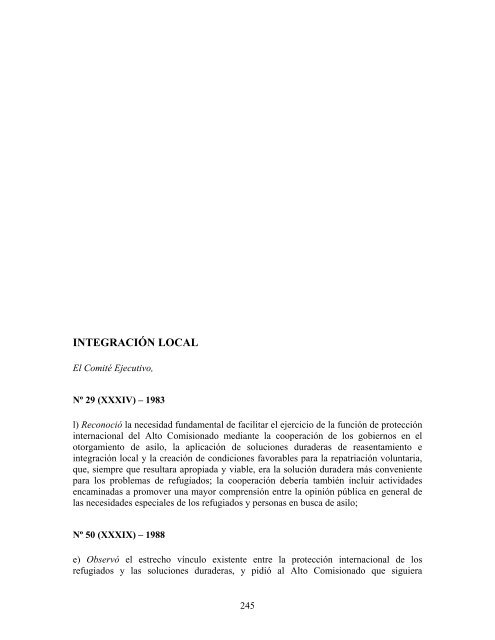 compilaciÃ³n temÃ¡tica de las conclusiones del comitÃ© ... - Acnur