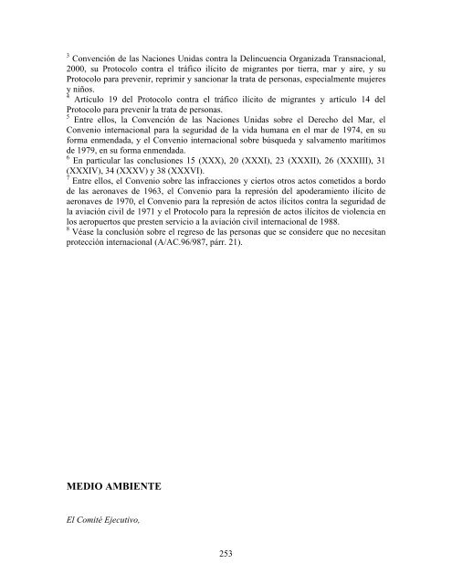 compilaciÃ³n temÃ¡tica de las conclusiones del comitÃ© ... - Acnur