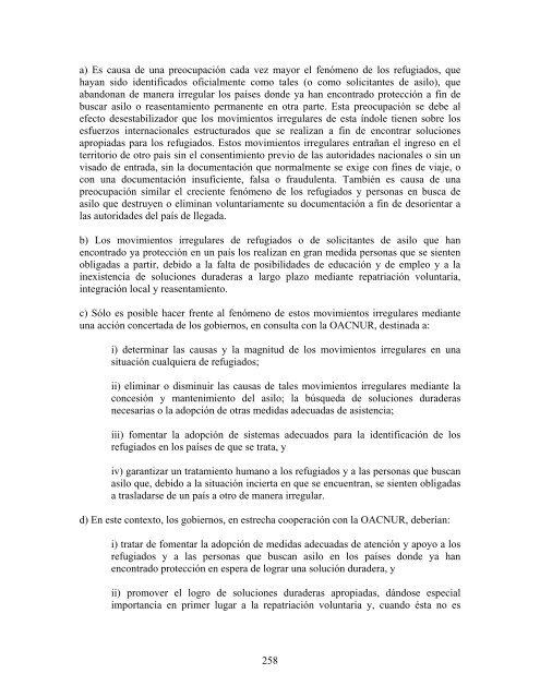 compilaciÃ³n temÃ¡tica de las conclusiones del comitÃ© ... - Acnur