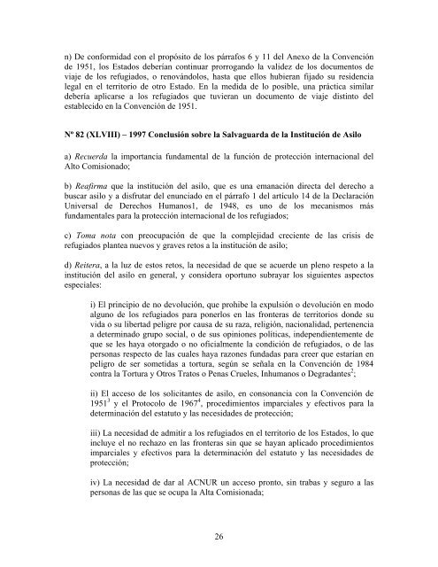 compilaciÃ³n temÃ¡tica de las conclusiones del comitÃ© ... - Acnur