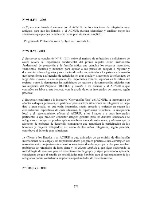 compilaciÃ³n temÃ¡tica de las conclusiones del comitÃ© ... - Acnur