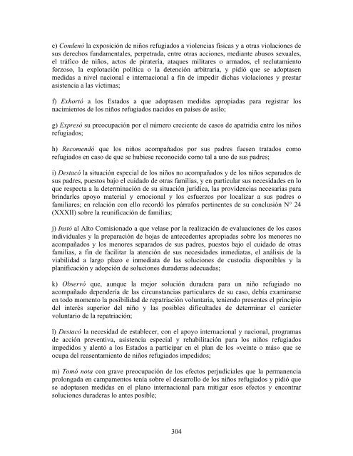 compilaciÃ³n temÃ¡tica de las conclusiones del comitÃ© ... - Acnur