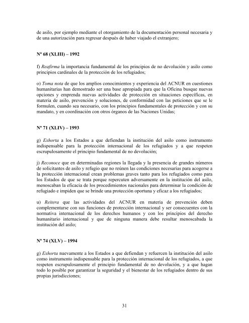 compilaciÃ³n temÃ¡tica de las conclusiones del comitÃ© ... - Acnur