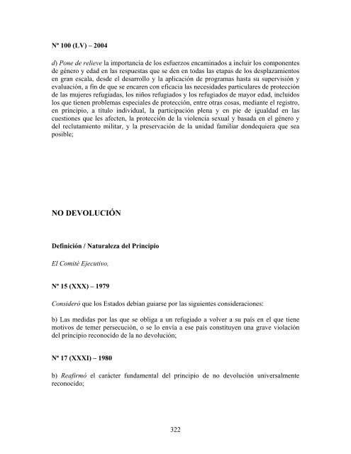 compilaciÃ³n temÃ¡tica de las conclusiones del comitÃ© ... - Acnur